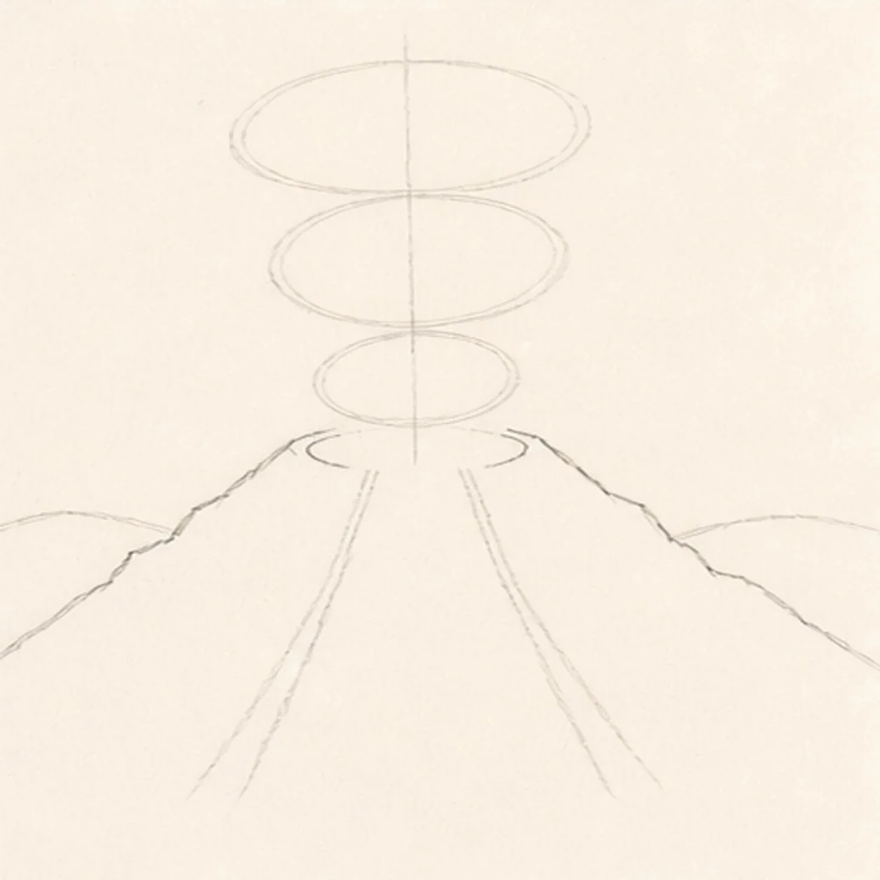 Shape the cone and reserve the vent stage for how to draw a volcano