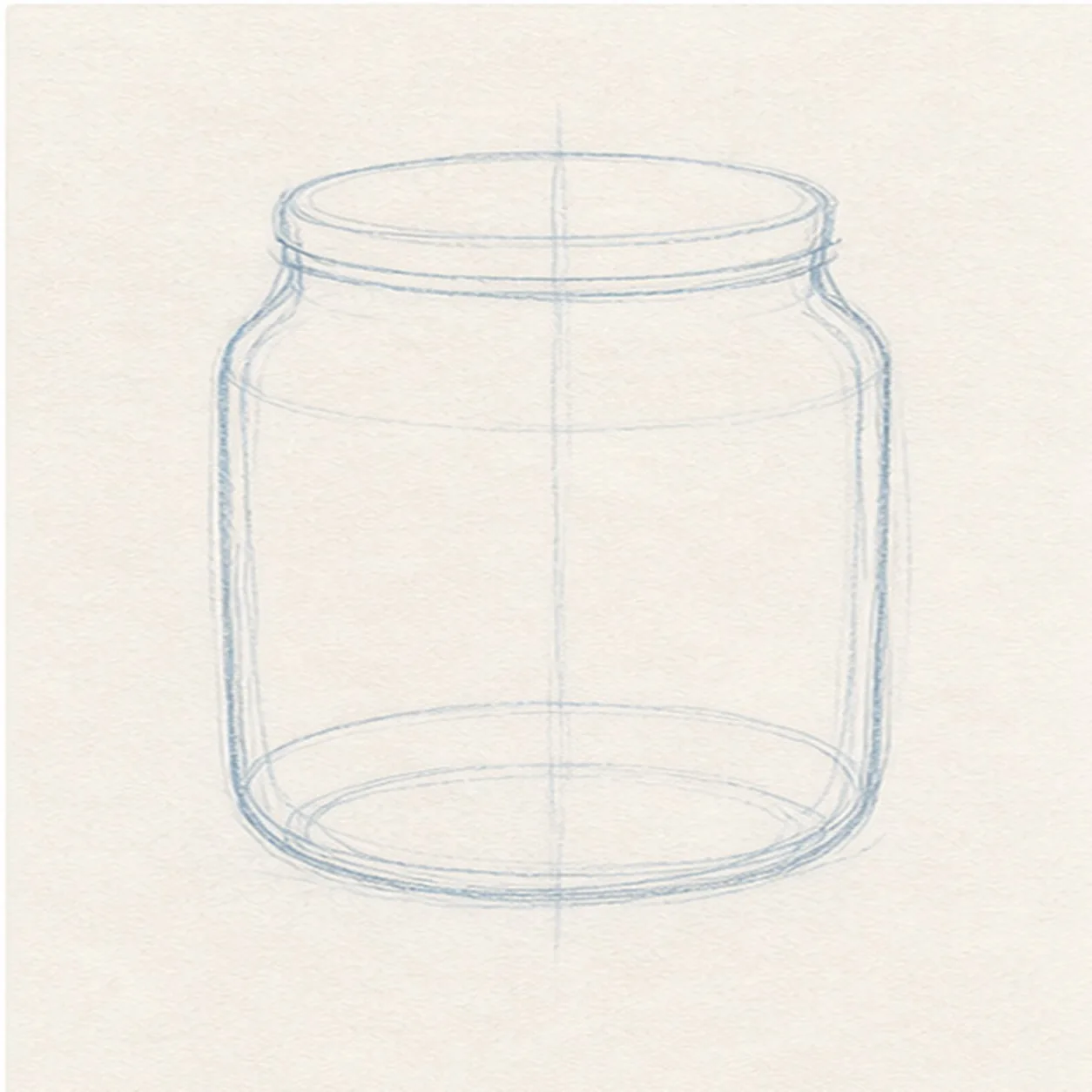 Block the jar stage for how to draw a firefly jar