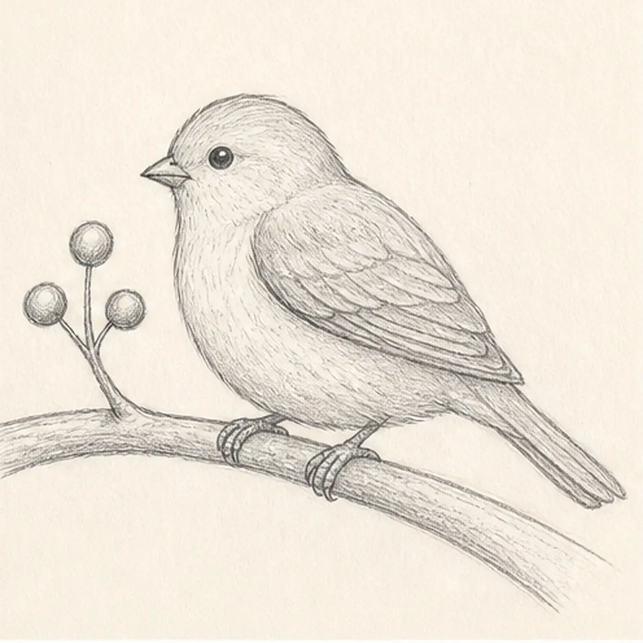 Suggest the feathers stage for how to draw a sparrow