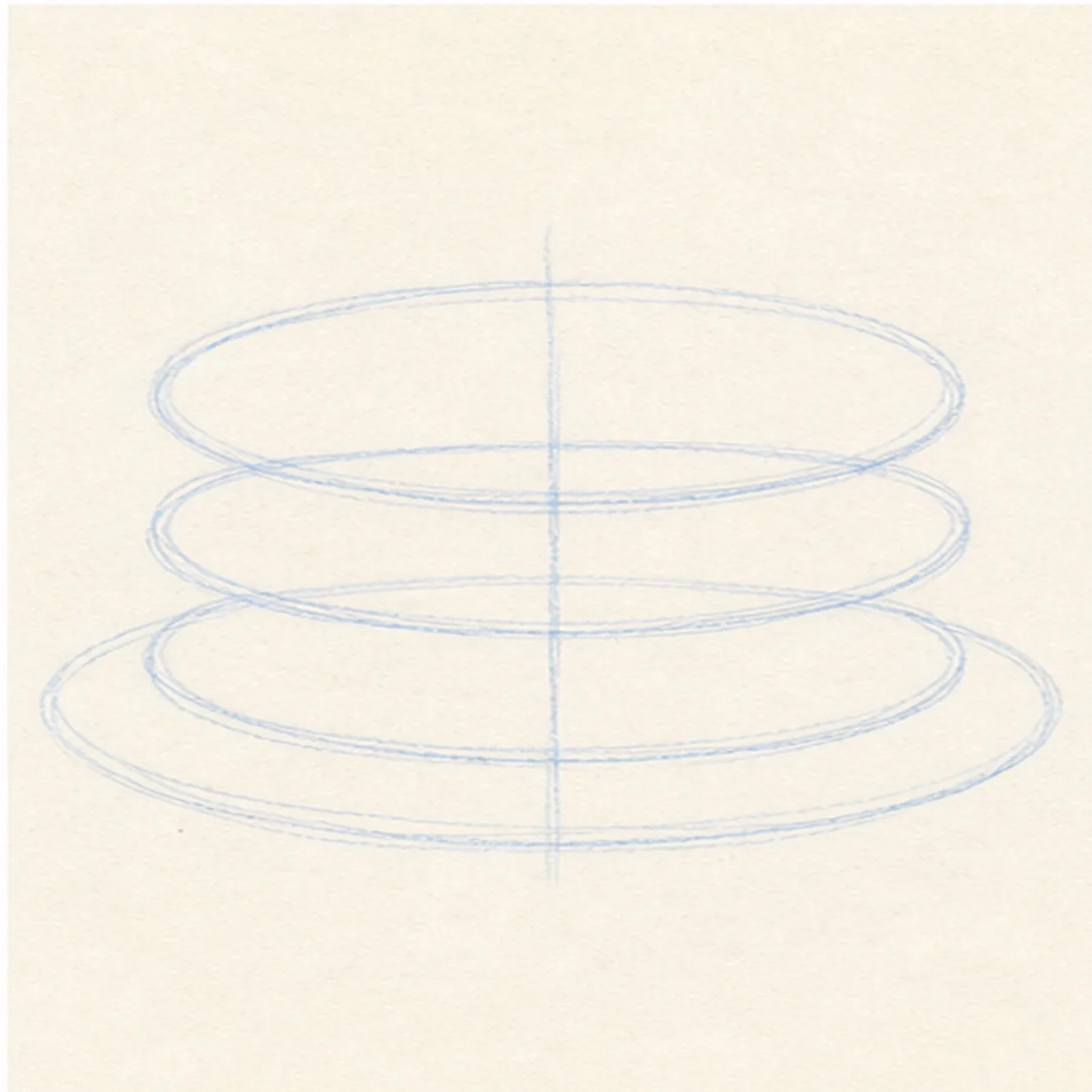 Place the pancake guides stage for how to draw a pancake stack