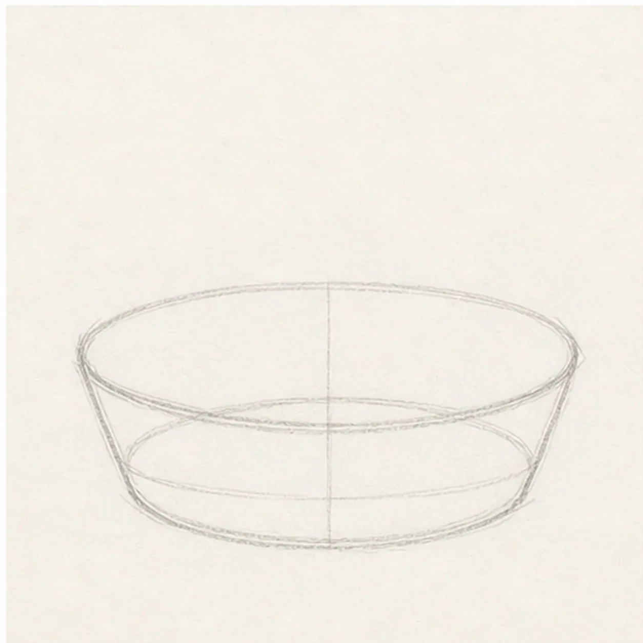 Block the basket stage for how to draw a strawberry basket