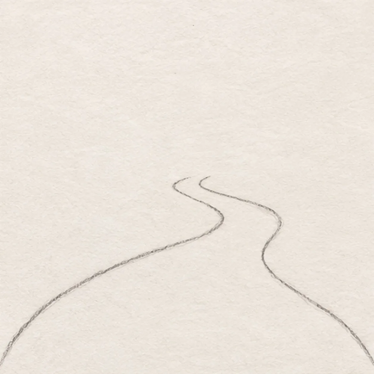 Shape the winding path stage for how to draw a winding forest trail